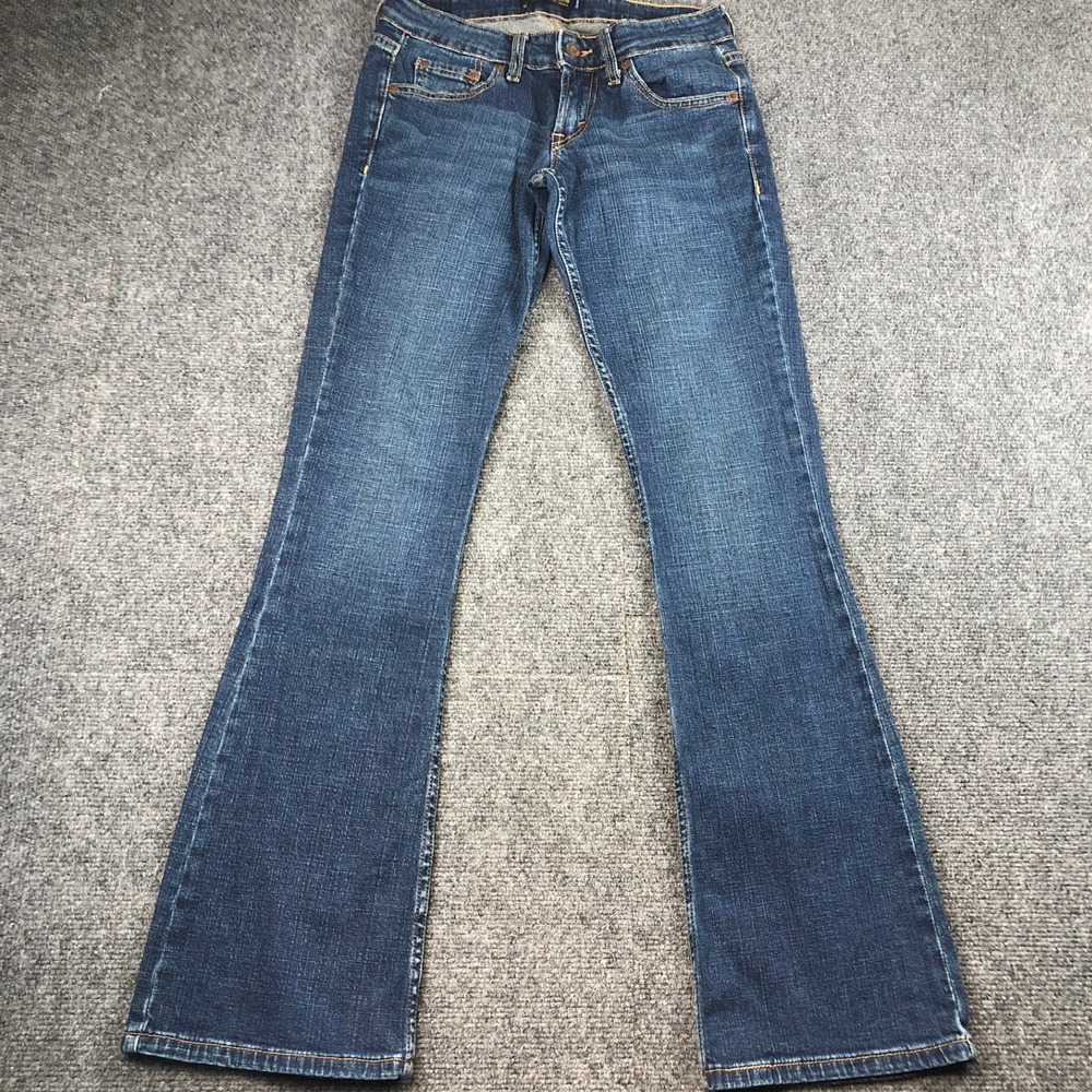 Levi's Super Low Boot Cut Jeans - Medium Blue Wash